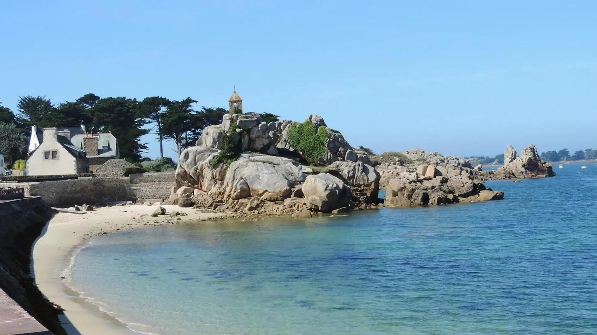 Breton Cottage, 500 M Beach, Penvenan, Pink Granite Coast Γαλλία